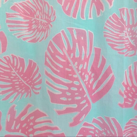 Haley & The Hound Sleeveless Pink & Turquoise Palm Dress Women’s Size M NWOT - Picture 7 of 11